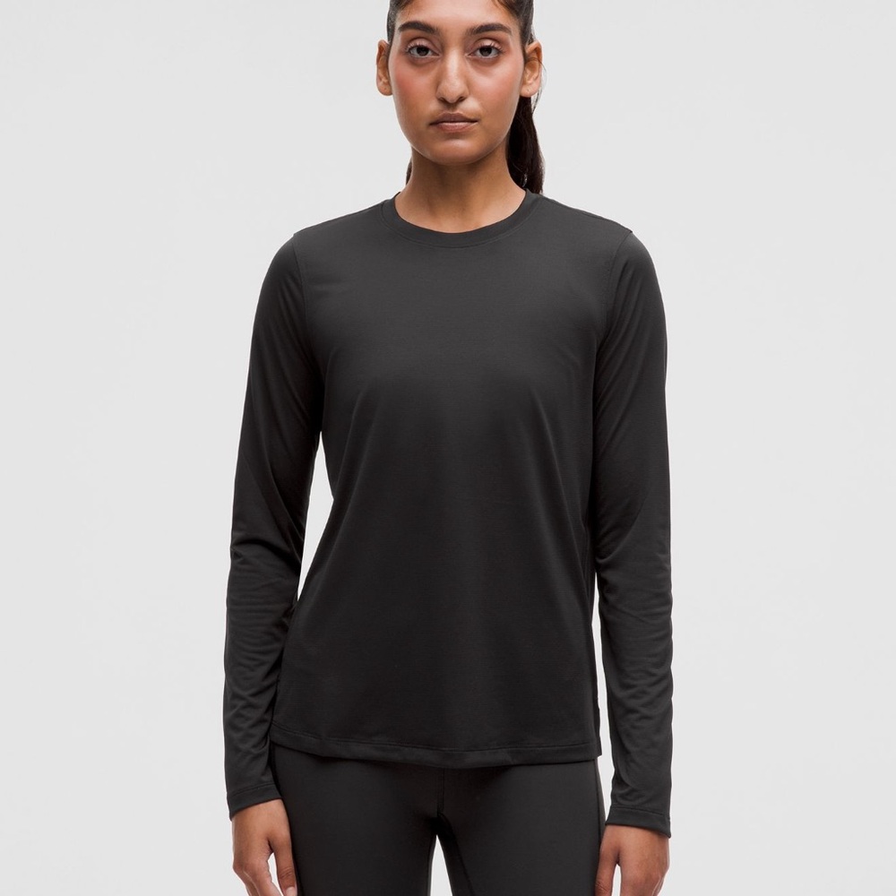 Lululemon Women's Ultralight Black Long Sleeve Top